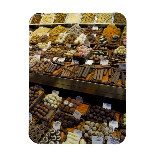Mercat de Sant Josep, snoep voor chocolade Magneet (Verticaal)