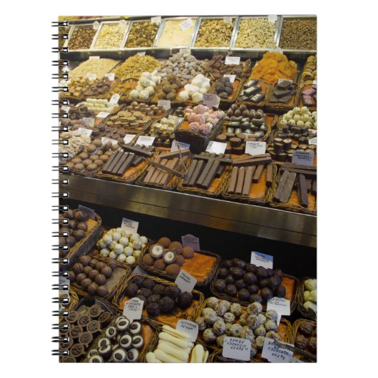 Mercat de Sant Josep, snoep voor chocolade Notitieboek (Voorkant)