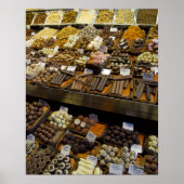 Mercat de Sant Josep, snoep voor chocolade Poster (Voorkant)
