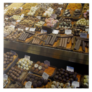 Mercat de Sant Josep, snoep voor chocolade Tegeltje