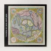Mercator Hondius Map of the Arctic, 1606, Legpuzzel (Horizontaal)