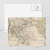 Mercators Projectie van de wereld Briefkaart (Voorkant / Achterkant)