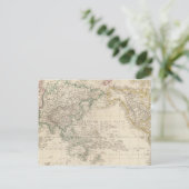 Mercators Projectie van de wereld Briefkaart (Staand voorkant)