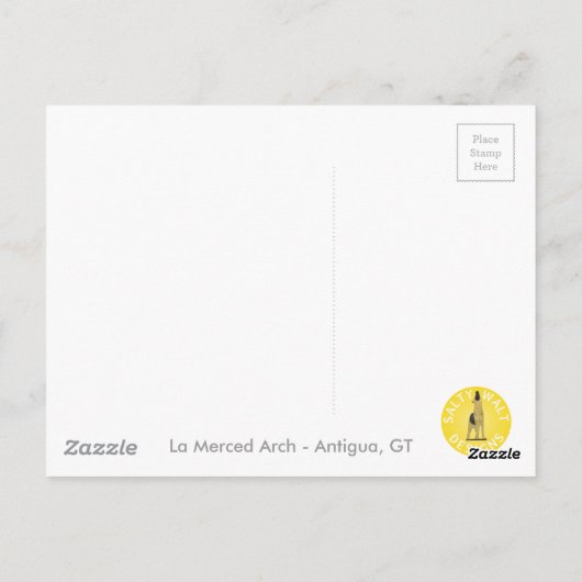 Merced Arch - Antigua Briefkaart (Achterkant)