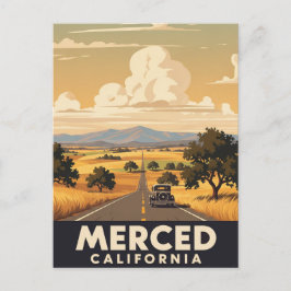 Merced California Central Valley Briefkaart