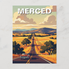 Merced California Central Valley Briefkaart