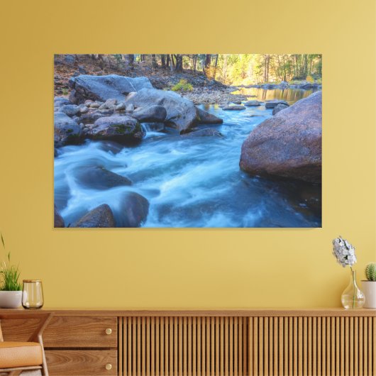 Merced in de herfst canvas afdruk (Insitu (Woonkamer))