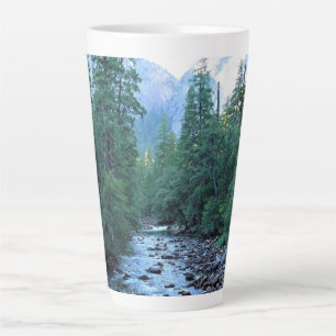 Merced River by Happy Isles, Yosemite, CA Latte Mok