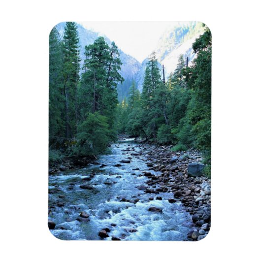 Merced River by Happy Isles, Yosemite, CA Magneet (Verticaal)