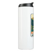 Merced River California kleuren Thermosbeker (Gedraaid links)