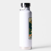 Merced River California kleuren Waterfles (Rechts)