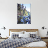 Merced River | Nationaal park Yosemite op Sunrise Canvas Afdruk (Insitu (Slaapkamer))