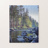 Merced River | Nationaal park Yosemite op Sunrise Legpuzzel (Verticaal)