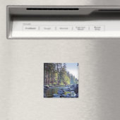 Merced River | Nationaal park Yosemite op Sunrise Magneet (Insitu (Vaatwasser))