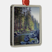Merced River | Nationaal park Yosemite op Sunrise Metalen Ornament (Rechts)