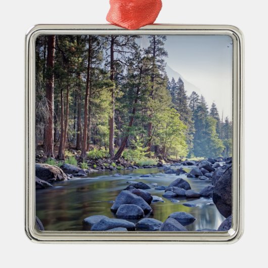 Merced River | Nationaal park Yosemite op Sunrise Metalen Ornament (Voorkant)