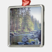 Merced River | Nationaal park Yosemite op Sunrise Metalen Ornament (Links)