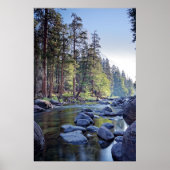 Merced River | Nationaal park Yosemite op Sunrise Poster (Voorkant)