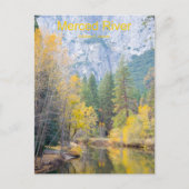 Merced River November Yosemite Nederland Producten Briefkaart (Voorkant)