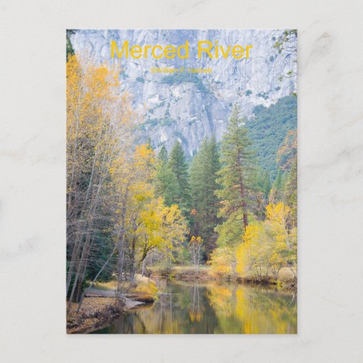 Merced River November Yosemite Nederland Producten Briefkaart (Voorkant)