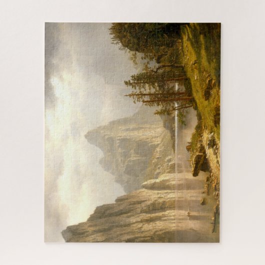 Merced River-Yosemite Valley, Albert Bierstadt Legpuzzel (Verticaal)