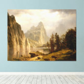 Merced River Yosemite Valley Canvas Afdruk (Insitu (Houten vloer))