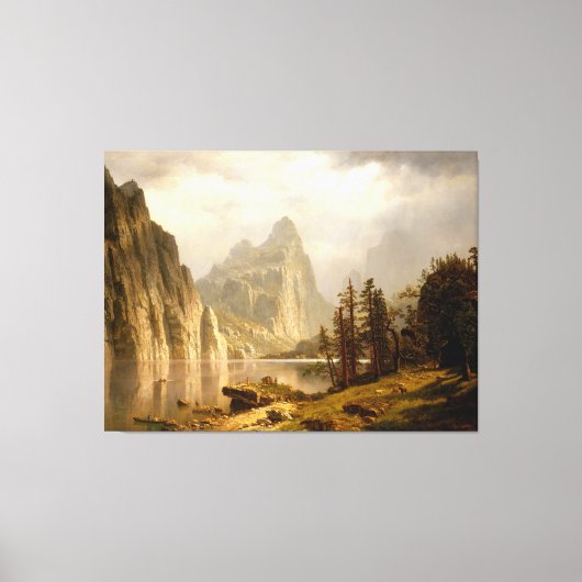 Merced River Yosemite Valley Canvas Afdruk (Voorkant)