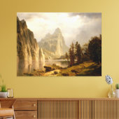 Merced River Yosemite Valley Canvas Afdruk (Insitu (Woonkamer))