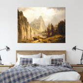 Merced River Yosemite Valley Canvas Afdruk (Insitu (Slaapkamer))