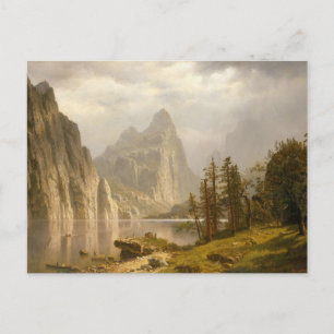 Merced River, Yosemite Valley door Albert Bierstad Briefkaart