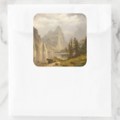 Merced River, Yosemite Valley Vierkante Sticker (Tas)