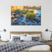 Merced Riverbed Canvas Afdruk (Insitu (Slaapkamer))