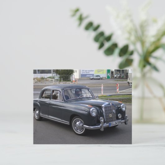 Mercedes 220 S Briefkaart (Staand voorkant)