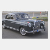 Mercedes 220 S Rechthoekige Sticker (Voorkant)