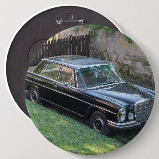Mercedes 280SE W108 Ronde Button 6,0 Cm (Voorkant /achterkant)