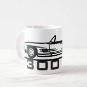 Mercedes 300 SL Cabrio Koffiemok (Voorkant links)