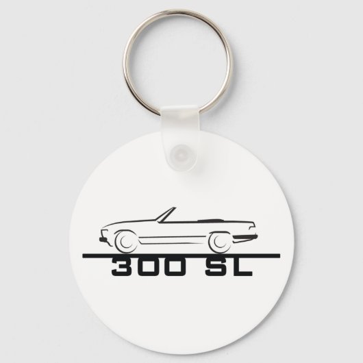Mercedes 300 SL Type 107 Sleutelhanger (Voorkant)