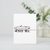 Mercedes 450SL Briefkaart (Staand voorkant)