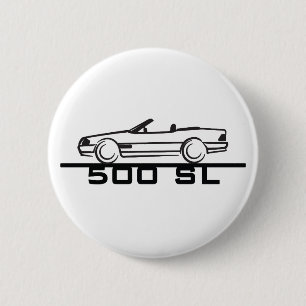 Mercedes 500 SL Type 129 Ronde Button 5,7 Cm