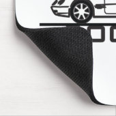 Mercedes 500 SL Type 230 Muismat (Hoek)