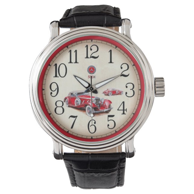 Mercedes 500k horloge (Voorkant)