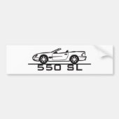 Mercedes 550 SL Type 230 Bumpersticker (Voorkant)