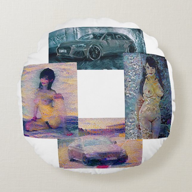  Mercedes-AMG C63 S Coupe Rond Kussen (Voorkant)