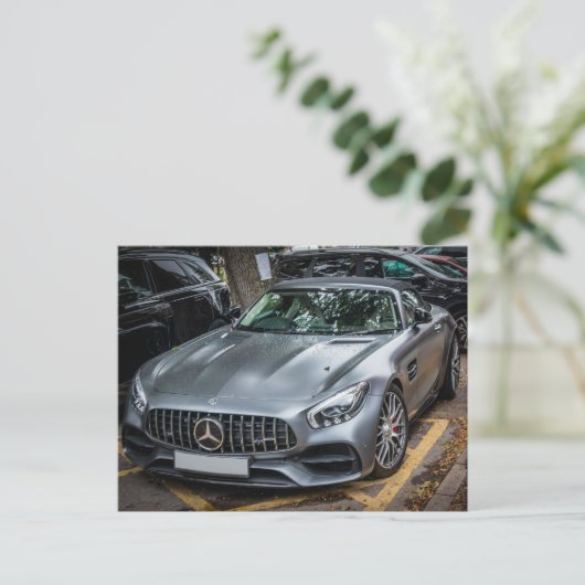 Mercedes AMG SL Roadster Briefkaart (Staand voorkant)