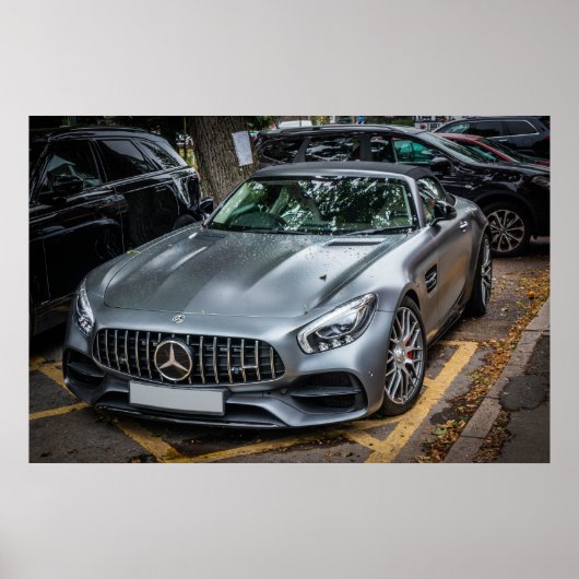 Mercedes AMG SL Roadster Poster (Voorkant)
