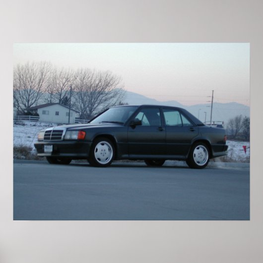 Mercedes-Benz 190 E 2,3-16 Poster (Voorkant)