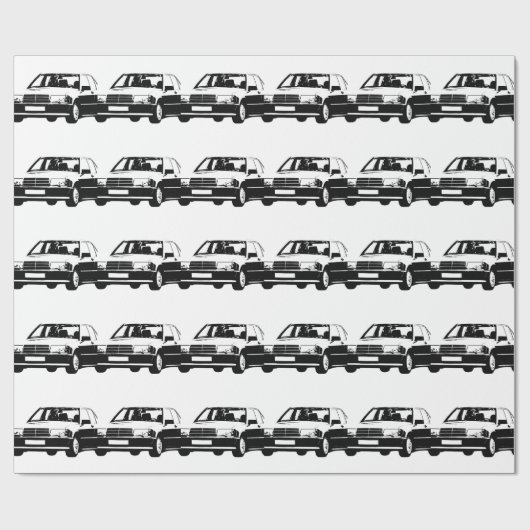 Mercedes-Benz-190E Cadeaupapier (Vlak)