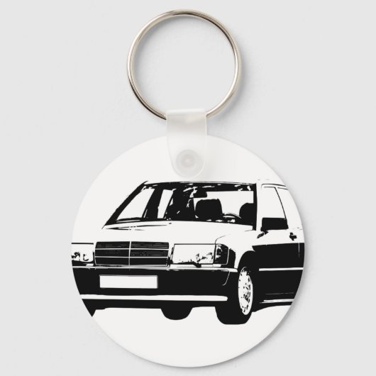 Mercedes-Benz-190E Sleutelhanger (Voorkant)