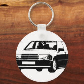 Mercedes-Benz-190E Sleutelhanger (Voorkant)