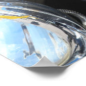 Mercedes-Benz 260D. 's Werelds eerste dieselauto. Poster (Hoek)